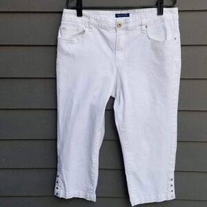 Women's White Denim Shorts